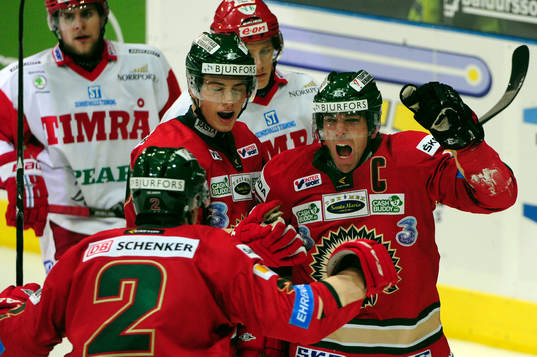 Joel Lundqvist, Frölunda gör 1-0 (Jubel)
