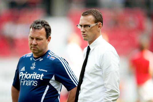 Stefan Rehn, assisterande tränare, Jonas Olsson, tränare