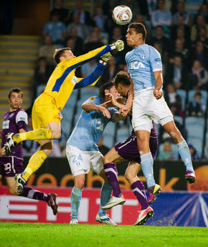 Mathias Ranegie, Malmö reducerar till 1-2 och blir tacklad