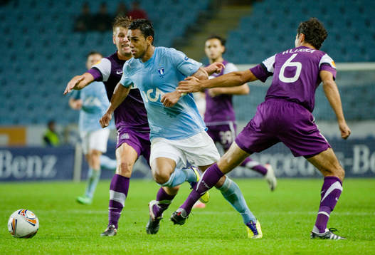 Wilton Figueirdeo, Malmö och Peter Hlinka, Austria Wien