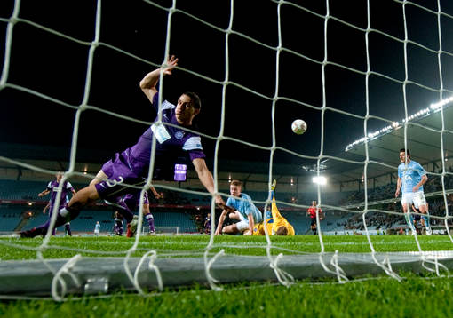 Georg Margreitter, Austria Wien räddar en boll på