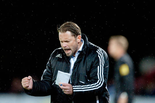Joakim Persson, tränare, Ängelholm, jubel