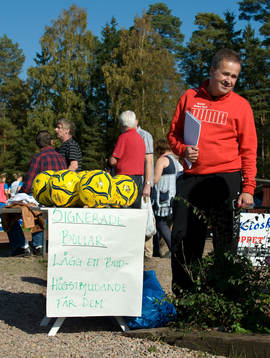Signerade bollar till salu, Vittsjö