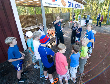 Genomgång för bollkallar, bollkalle, instruktion