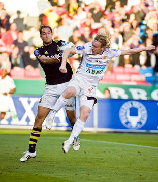 Niklas Backman, AIK och Jesper Florén, GAIS