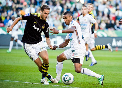 Niklas Backman, AIK och Wanderson do Carmo, GAIS