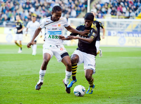 Richard Ntomba Ekunde, GAIS och Martin Mutumba, AIK