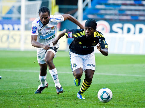 Richard Ntomba Ekunde, GAIS och Martin Mutumba, AIK