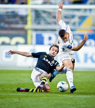 Helgi Danielsson, AIK och Mervan Celik, GAIS