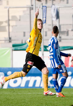 David Löfquist, Mjällby, jubel