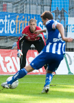 Mattias Asper, målvakt Mjällby, Tobias Hysén, IFK