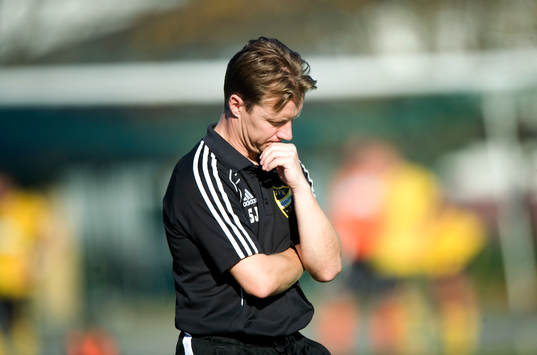 Stefan Jansson, tränare, bekymrad