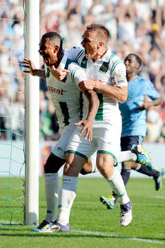 Leandro Bacuna, Groningen, jubel