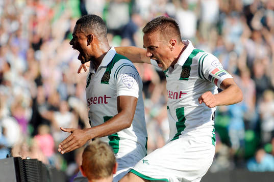 Leandro Bacuna, Groningen, jubel