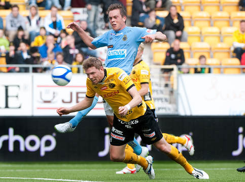 David Elm,  Elfsborg, gör 2-0, Jens Portin, Gefle