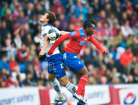 May Mahlangu, Helsingborg och Sphetim Hasani, Norrköping