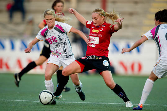 Frida Nordin, LDB Malmö, Margret Lara Vidarsdottir,