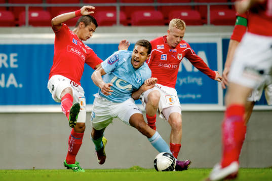 Daniel Sobralense, Kalmar, Mathias Ranegie, Malmö FF,