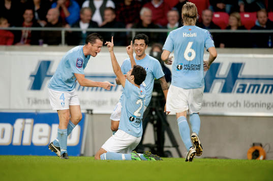 Daniel Andersson, Jimmy Durmaz, Jiloan Hamad, Malmö FF,