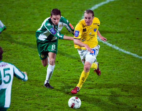 Max Forsberg, Hammarby och Christoffer Carlsson, Falkenberg