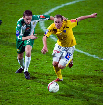 Max Forsberg, Hammarby och Christoffer Carlsson, Falkenberg