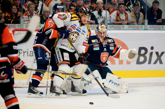 Jonas Nordqvist, Brynäs, Martin Gerber, målvakt, Växjö