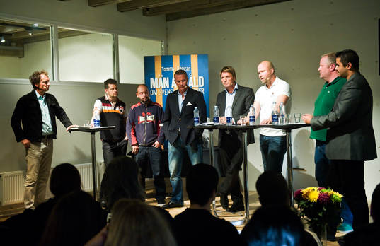 Från vänster: Lennart Ekdahl, Macus Birro, Victor Capel,