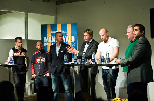Från vänster: Macus Birro, Victor Capel, Patrik