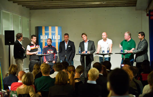 Från vänster: Lennart Ekdahl, Macus Birro, Victor Capel,