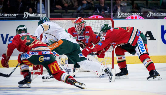 Hannes Hyvönen, Färjestad, Magnus Hellberg, målvakt,