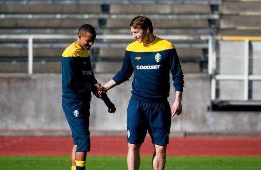 Martin Olsson och Kim Källström