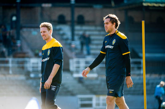 Christian Wilhelmsson och Johan Elmander