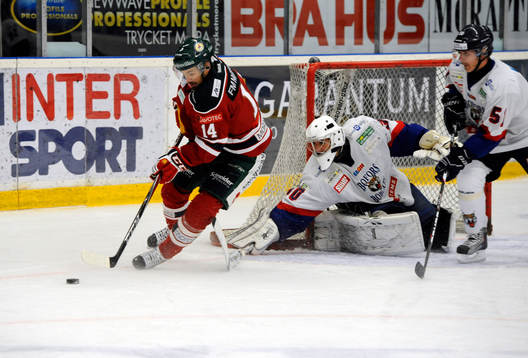 Daniel Bellissimo, målvakt, Bofors och Johan Alcén, Mora