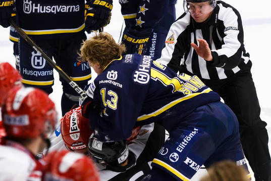 Oscar Sundh, HV71 i ett rejält gruff med förre