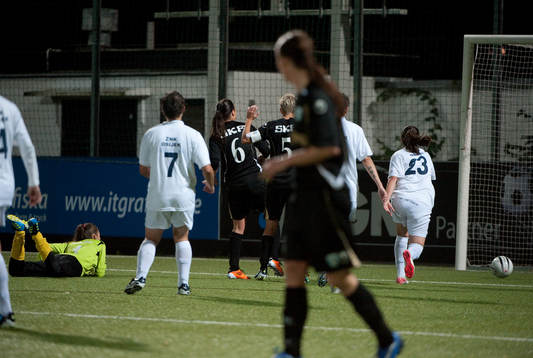 Anna Ahlstrand, Göteborg, gör 2-0
