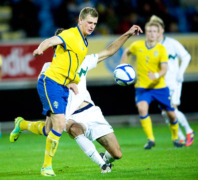John Guidetti, Sverige och Nemanja Mitrovic, Slovenien