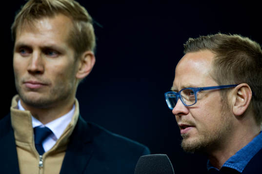 Martin Åslund och Jesper Hussfelt, expert, kommentator,