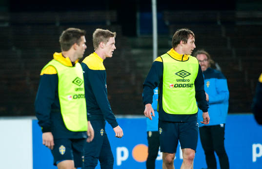 Anders Svensson, Rasmus Elm och Kim Källström