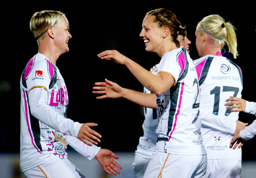 Nilla Fischer, Emma Wilhelmsson, LDB Malmö jubel