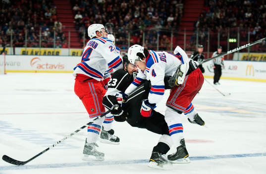 Ryan Callahan och Michael Del Zotto, New York Rangers,