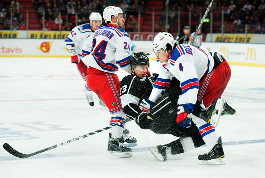 Ryan Callahan och Michael Del Zotto, New York Rangers,