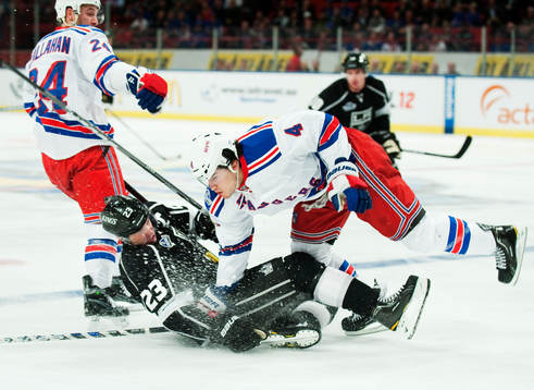 Ryan Callahan och Michael Del Zotto, New York Rangers,