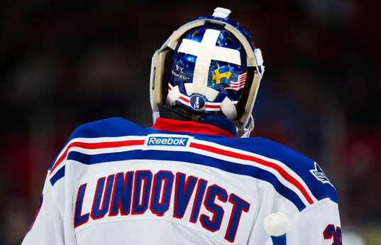 Henrik Lundqvist, målvakt, New York Rangers, har ett