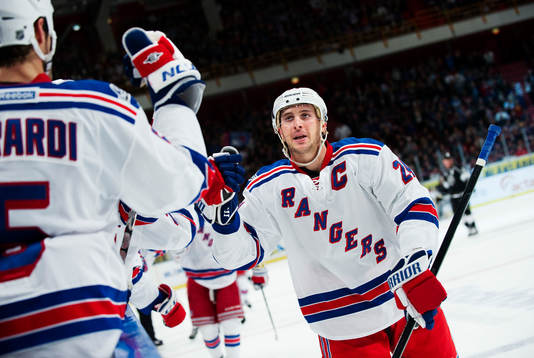 Ryan Callahan, New York Rangers, jubel