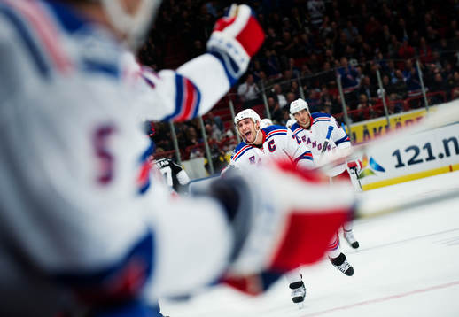 Ryan Callahan, New York Rangers, jubel