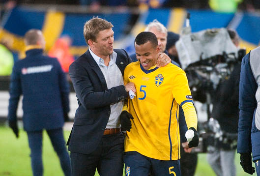 Marcus Allbäck och Martin Olsson