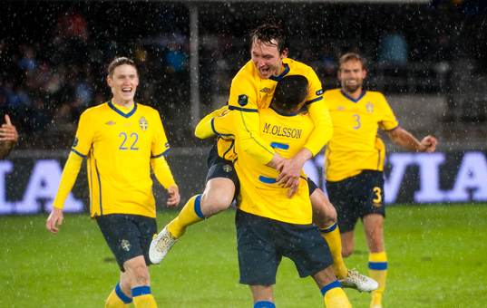 Martin Olsson, Sverige, jubel