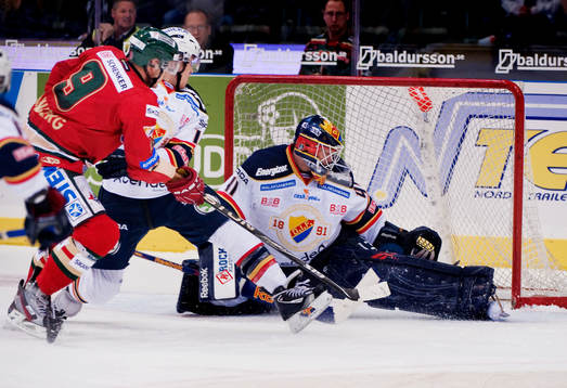 Magnus Kahnberg, Frölunda, Gustaf Wesslau, målvakt,