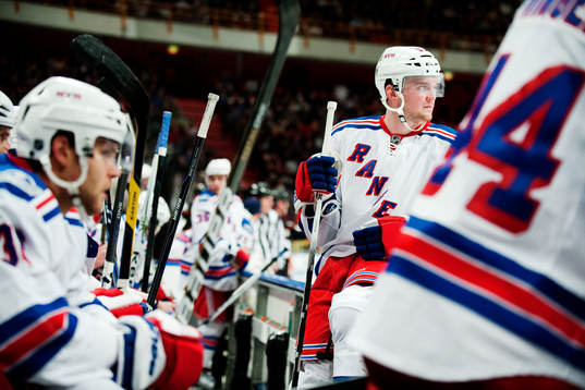 Tim Erixon, New York Rangers. Bänk, avbytare