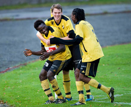 1-1, Dauda Kanu, Hässleholm, grattas av Johan Birgersson